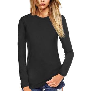 Beluring Women Shirt Short Sleeve Crew Neck Summer Soft Long TshirtsTee Tops Blouse (M)