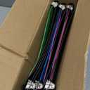 360 Pivotable 3 Ring Binder, Upgraded Foldable Binders 1 inch 6 Pack, Thin Small Three Ring Binder Fits 8.5" x 11", for Home, School and Office Binders Supplies - 6 Assorted Color (Black+green+blue+red+pink+purple)