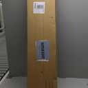 KIVY Dual Monitor Riser with Integrated Metal Shelf - Wooden desk shelf for top of desk - Wood monitor stand for desk 2 monitors / tv - Dual monitor stand riser for desk - Large Walnut Monitor Stand