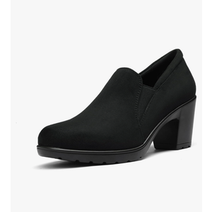 DREAM PAIRS Women's Low Chunky Block Heels Pumps Comfortable Slip-on Heeled Loafers Dress Work Shoes for Office Business 11