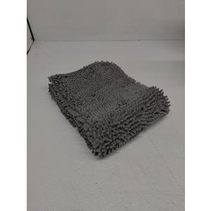 OLANLY Bathroom Rugs 30x20, Extra Soft Absorbent Chenille Bath Rugs, Rubber Backing Quick Dry, Machine Washable Bath Mats for Bathroom Floor, Tub and Shower, Home Decor Accessories, Grey