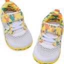 L-RUN Barefoot Skin Shoes for Sports Sneakers for Kids Girls Boys Tennis Shoes Athletic Sneakers White M US 5-5.5 Toddler (White)