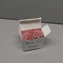 Chunful 24 Pcs Sublimation Ornament Blanks Christmas Height Ribbon Ornament MDF DIY Personalized Growth Measurement Keepsake Xmas Tree Hanging Decoration for Christmas Party Decor(Rectangle Style)