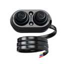 Trim Switch for Boat, Haoguo Tilt Trim Switch with IP67 Waterproof, Suitable for Fishing Boats Yachts Ships (Black)