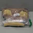 Queenmore Dog Jackets for Large Dogs, Dog Coat with Harness Built-in, Thick Fleece Lining Waterproof Jacket for Large Breeds, Back Zipper Pet Winter Jacket for Retriever, Labrador, Brown L