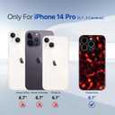 Aijohnny Tortoiseshell Phone Case for iPhone 14 Pro,[Full Camera Protection],[Compatible with Magsafe], TPU Protective Shockproof Phone Cover, Lightweight Slim Case for Women (for iPhone 14 Pro)