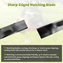 532419273 Mulching Blade Compatibles with Pou LAN 30" Deck, 532419273 Lawn Mower Blade Compatibles with Hus qvarna LTH126, LT2213, LTH19530, LT126, LTH1842, Replaces 595-807, 583749901
