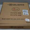 FC16T9/CW 40 Watt and FC12T9/CW 32W Set Cool White, 16'' T9 40 Watt Circline Light Bulbs, 12 inch 32W Circular Fluorescent Tube, Round Fluorescent Bulb CRI 82, 4100K, 5300 Lumen G10q