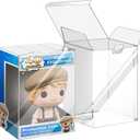 40 Pack Clear Protectors Case Compatible with Funko, 4" Pop Figures Case Protectors, 0.38mm Crystal Clear Display Cases for Collectibles with Locking Tab