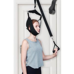 Cervical Neck Traction Device Over the Door - Hanging Neck Stretcher for Cervical Spine Decompression and Pain Relief - Home Use Neck Sling to Relieve Tension & Stiffness