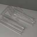 2-Pack Clear 7 - Tier Acrylic Toy Car Display Shelf for Hot Wheels Holds 120+ 1:64 Scale Toy Cars, Desktop, or Freestanding Organizer for Collectors