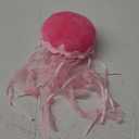 Double Bread Realistic Jellyfish Stuffed Animal, Cute Plush Toy for Birthday Room Decor, Sea Animal Collection Gift for Boys and Girls (Pink)