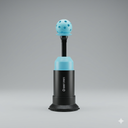 Bandit Sports Baseball Training Tee Popper Mini, Hitting Tee for Perfect Swings, Batting Machine for Practicing Hitting Without a Pitcher (1 Popper Ball Included)