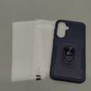 for Samsung Galaxy A36 5G Phone Case [15 FT Military Grade Drop Protection] with 2x Tempered Glass Screen Protector, Heavy-Duty Shockproof Magnetic Kickstand Case for Samsung Galaxy A36 5G (Dark Blue)