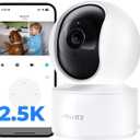 IMILAB C21 2.5K Security Camera Indoor, Room Camera for Bedroom 360 View, Pet Cam w/Phone App & Speaker, Indoor Cam for Dog/Kid/Baby/Elderly, Night Vision, Plug-in, 2.4GHz WiFi, Local/Cloud Storage