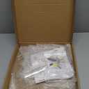 YestBuy 4 Tier Cupcake Stand Acrylic Tower Display with LED Light Premium Holder Dessert Tree Tower for Birthday Cady Bar Dcor Weddings, Parties Events (Yellow Light)