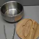 Gusto Nostro 4.1L Insulated Ice Bucket with Lid and Tongs, Double Wall Stainless Steel Ice Bucket Large, BPA Free Ice Bucket for Cocktail Bar, Keeps Champagne, Wine, Beer Chill for Parties (Silver)