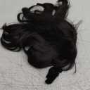 morvally Short Straight Bob Wig Heat Resistant Hair with Blunt Bangs Natural Looking Cosplay Costume Daily Wigs (14", 2# Black)