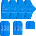 SuzziPad Replacement Ice Gel Packs for Cold Therapy Gloves and Socks(10-Piece Set), S/M