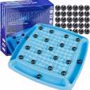 Magnetic Chess Game, Portable Magnetic Chess Game with Stones - 30 Stones, Fun Table Top Multiplayer Strategy Game. (30 Round Magnets)