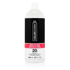 COLORCHARM Cream Hair Color Developers | For Activating Color, Highlighting, Gray Coverage, Blending, and Rich Multi-Dimensional End Results | Vegan | Various Sizes (32 Fl Oz (Pack of 1))
