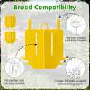 4 Pack Japanese Beetle Trap Vane Assembly, Durable Plastic Top Hanging Assembly with Hooks, Japanese Beetle Traps Accessories for Outdoor Use, Easy to Install (Not included Trap)