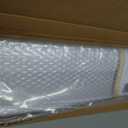 No Drill No Tools Blackout Cellular Shades Cordless Easy Install Honeycomb Blinds Thermal Insulated Noise Reduction Blinds for Indoor Windows,Blackout-White,43" W x 78" H