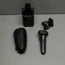 Panasonic ARC6 Electric Razor for Men Face, Wet/Dry Shavers for Men with Foil Shaver, Premium Automatic Cleaning and Charging Station, Ultra-Fast 6-Blade & Pop-up Trimmer - ES-LS9A-K (Black)