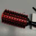 BBV Round Brush for Blow Out, Hair Brushes for Women, Boar Bristle Round Hair Brush for Curling, Styling, Volume & Shine, Red and Black (1.3 INCH)