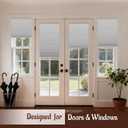 Custom Color-Matched 1.5" Cordless Cellular Shades for Indoor Windows & Doors, Privacy Cordless Cellular Shades for Indoor Windows, Insulated Honeycomb Blinds, Noise Reduced Honeycomb Blinds