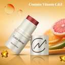 2 x Multi-Use Makeup Stick - Blush, Lipstick, Eyeshadow & Highlighter For All Skin, Buildable Color, Long-Lasting, Lightweight, Natural Soft Finish (01 Rose Shimmer), 0.158 oz