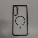 Magnetic for Samsung Galaxy S25 Plus Case with Privacy Screen Protector & Camera Protector,Galaxy S25 Plus Shockproof Matte Translucent Slimi Phone Casas for Samsung S 25 Plus-Black