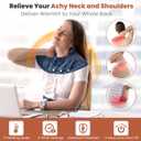 Heating Pad for Back Pain Relief, Large Electric Heat Pad for Neck and Shoulders, 6 Heat Settings & Auto Shut Off Hot Pad, Machine Washable Ultra Soft Fabric, Gifts for Women, Men, Mom, Dad (37''x 24'', Dark Gray)