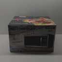 Emerson MW1338SB Horno microondas para encimera, 6 ajustes preprogramados, tocadiscos de vidrio extrable, bloqueo de seguridad para nios, 1.3 pies cbicos, 1000 W, acero inoxidable
