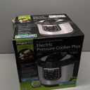 Presto 02141 6-Quart Electric Pressure Cooker, Black, Silver, Stainless steel