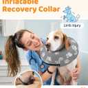 Supet Inflatable Dog Cone Collar Alternative After Surgery, Dog Neck Donut Collar Recovery E Collar for Neuter, Soft Pet Cone for  Dogs- XL