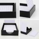 Daily To Do List Planner with Checklist Cards, Acrylic Daily ToDo Cards Stand, Enhanced Productivity Planners Notebook for Tasks Goal Setting Work Office Accessories