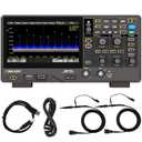 SIGLENT Digital Oscilloscope SDS802X HD 70MHz Frequency Band + 12 bit Vertical Resolution + Maximum 2 GSa/s Sample Rate + 2 Analog Channels + 50 Mpts Maximum Memory Length + 500,000 Wfms/s Waveform
