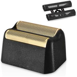1 Pack Professional 5-Star Series Finale Shaver Replacement Foil & Shaving Bar Assembly Compatible with Wahl Shaver Models 7031-100,7043-100 Ultra Close Shaving Replacement Cartridges, Gold (Black)