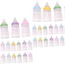 KOMBIUDA Baby Bottle Toy 720 Pcs Small Bottle Decoration Props Baby Plastic Newborn Doll Feeding Bottles