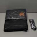 REEVAA Dog Truck Seat Cover for Back Seat, Hard Bottom Dog Hammock for Car, Pet Bed Extender for 2-4 Large Dogs, Waterproof Seat Protector, Universal XL Size Fits for Crew Cab Truck/SUV, Black+Orange