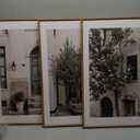Large Vintage Italy City Landscape Framed Canvas Wall Art Set,Green Olive Tree Old House Wall Decor,Malta Modern Minimalist Country Farmhouse Art Print for Living Room,Bedroom,Office-16 x24 x3