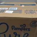 Pampers Pure Baby Diapers, Size 2 (12-18 lbs), 186, Up to 100% Leakproof, Premium Hypoallergenic Soft Diapers