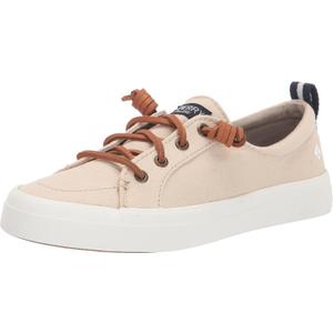 Sperry Women's Crest Vibe Core Sneaker (5.5, Linen/Oat)