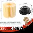 Compatible with Toyota Oil Filter Wrench Kit OEM#04152-YZZA1