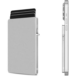 MPVWALT Magnetic Card Holder Wallet for Magsafe Wallet, Adhesive Card Holders, Credit Card Wallets for Phone,Pop Up Wallet, Metal Wallet Card Holder Compatible with iPhone 16/15/14/13 Series Silver MPVWALT Magnetic Card Holder Wallet for Magsafe Wallet, Adhesive Card Holders, Credit Card Wallets for Phone,Pop Up Wallet, Metal Wallet Card Holder Compatible with iPhone 16/15/14/13 Series Silver