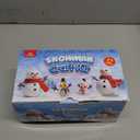 wookidel 6 Pack Build a Snowman Kit Snowman Crafts for Kids, Modeling Clay kit Snowmans Making Kit, Christmas Stocking Stuffers for Kids and Adults, Xmas Crafts Christmas Ornament