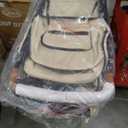 FOURPAW Reversible Pet Stroller (4 Wheels for Cats and Dogs) for Small and Medium Pets up to 33 lbs.Khaki