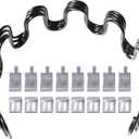 18inch Sofa Chair Upholstery Springs 4 PCS Replacement Includes Clips for Furniture Couch Repair or Other Applications
