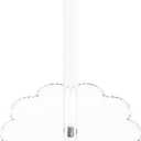 Clear Acrylic Paper Towel Holder w/Scalloped Base